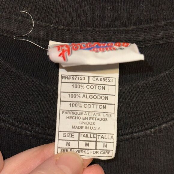 Vintage 1998 *NSYNC Planet Hollywood T-Shirt Music Memorabilia - Picture 7 of 9